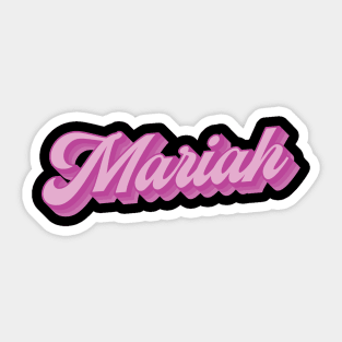 Mariah Sticker